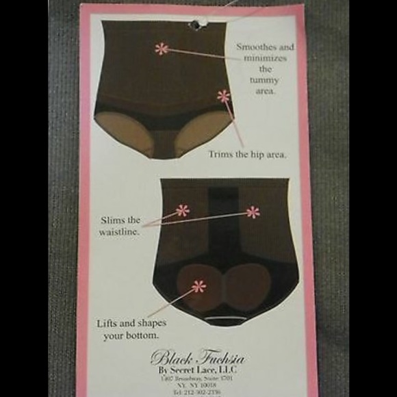 BLACK FUCHSIA Seamless Shapewear High-Waist Brief - Picture 3 of 5